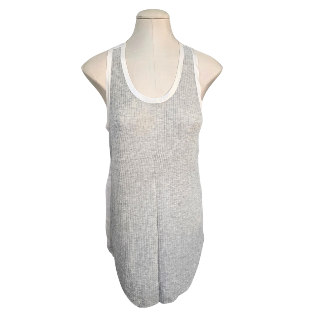 Rag & Bone tissue alpaca wool silk tank blouse cream Medium